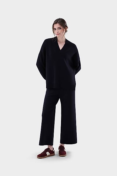 Pullover oversized mit V-Ausschnitt günstig online kaufen