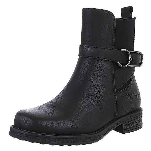 Ital-Design Damen Freizeit Stiefelette (88577553) Blockabsatz günstig online kaufen