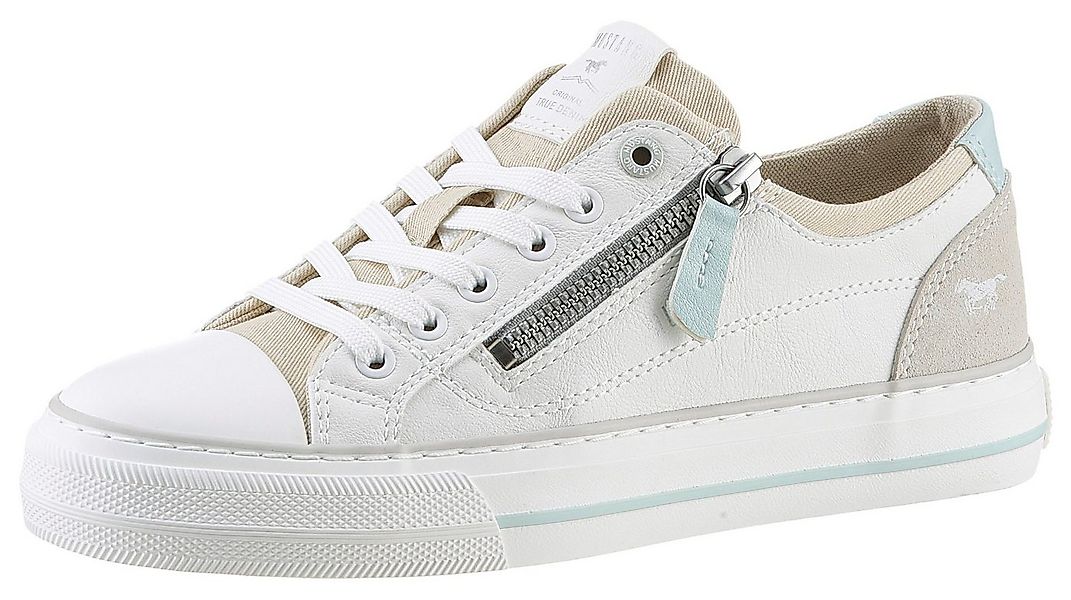 Mustang Shoes Sneaker mit seitlichem Reißverschluss, Freizeitschuh, Halbsch günstig online kaufen