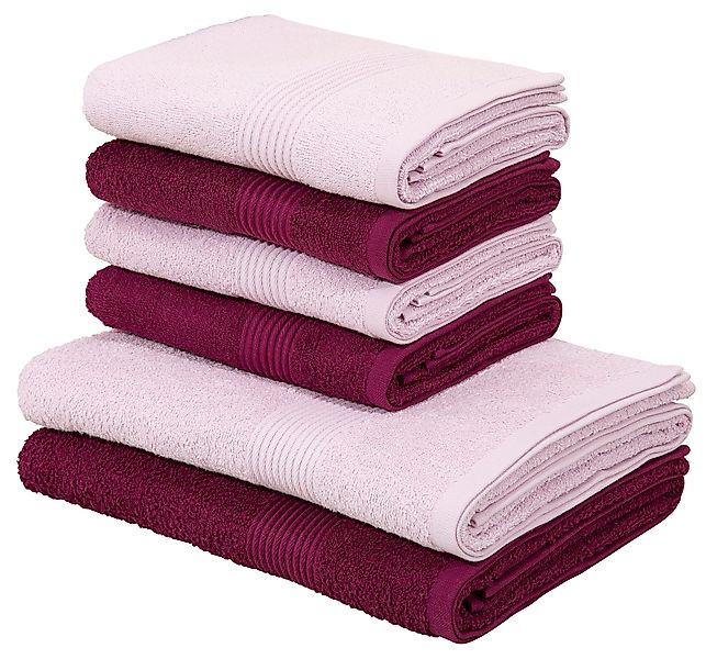 my home Handtuch Set Anna, 2 günstig online kaufen
