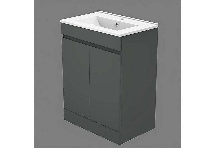 duschspa Waschtisch Badmöbel in 60 cm Standschrank günstig online kaufen