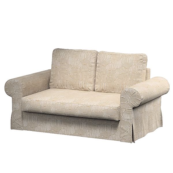 Bezug für Backabro 2-Sitzer Sofa ausklappbar, beige-ecru, Bezug für Backabr günstig online kaufen