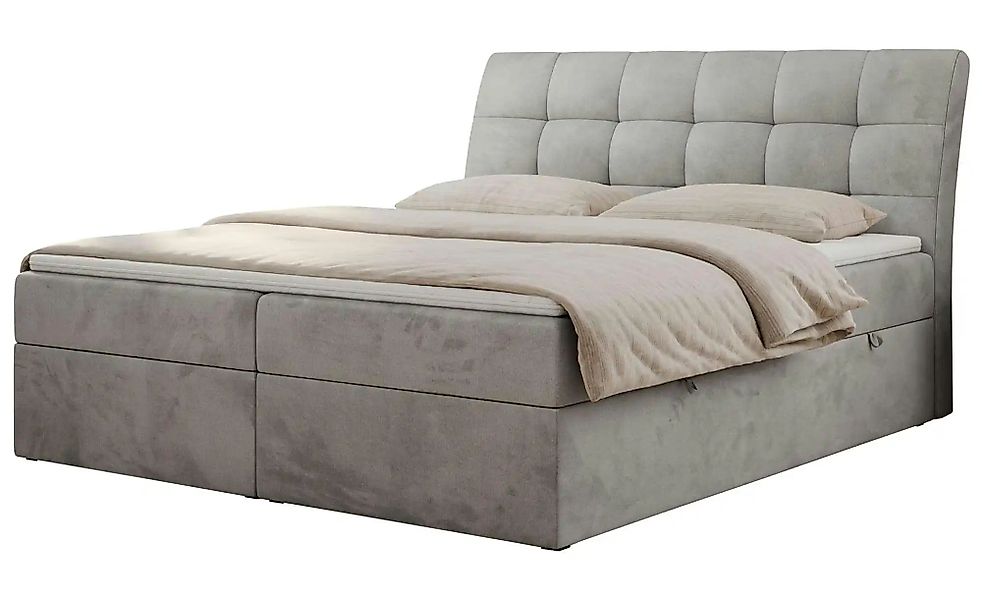 Boxbett mit Bettkasten Diegos ¦ grau ¦ Maße (cm): B: 140 H: 118 Betten > Ko günstig online kaufen