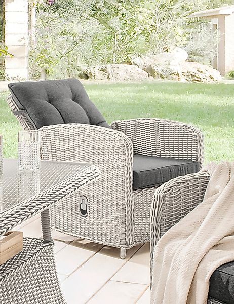 Destiny Loungesessel MERANO, Aluminium, Polyrattan, inkl. günstig online kaufen