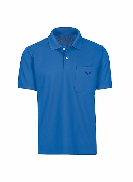 Trigema Poloshirt "TRIGEMA Polohemd mit Brusttasche" 1 Stk. günstig online kaufen