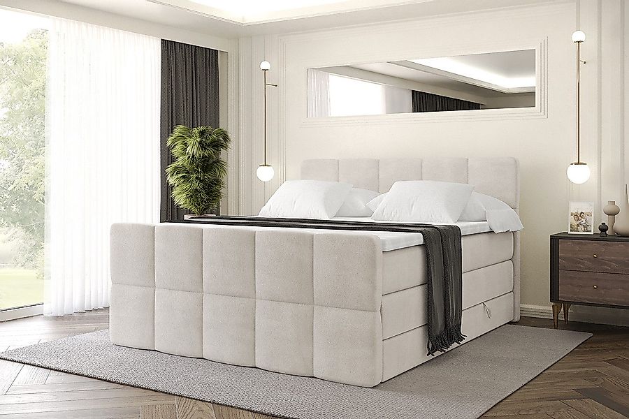 ALTDECOR Boxspringbett LIRO-Z KING (Multipocket-Matratze H4, günstig online kaufen