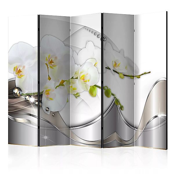 5-teiliges Paravent - Pearl Dance Of Orchids Ii [room Dividers] günstig online kaufen