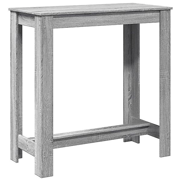 vidaXL Esstisch Bartisch Grau Sonoma 102x50x103,5 günstig online kaufen