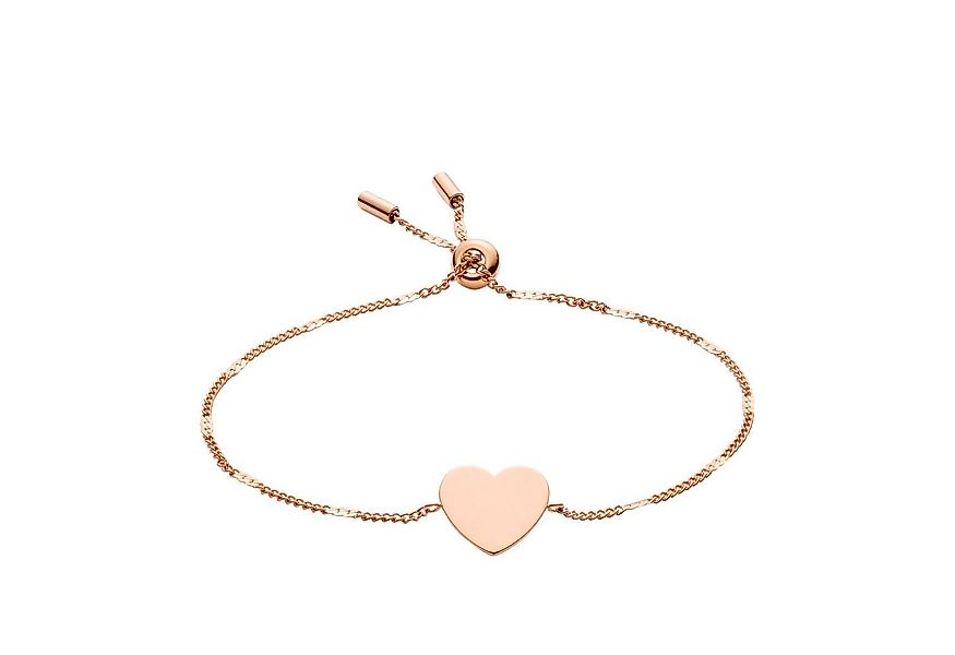 Fossil Armband JF02965791 Armband Damen Classics Heart Edelstahl Rosé günstig online kaufen