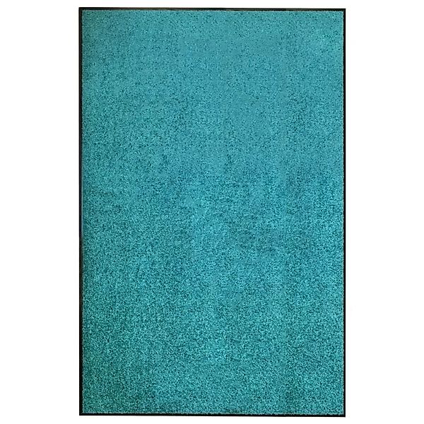 vidaXL Fußmatte Waschbar Cyan 120x180 cm 323462 günstig online kaufen