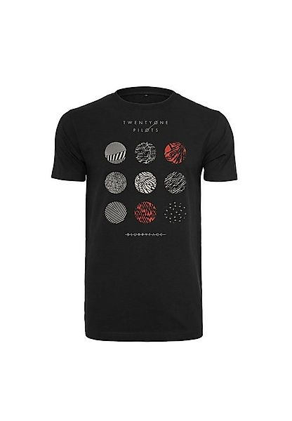 Merchcode T-Shirt Merchcode Herren Twenty One Pilots Pattern Circles Tee (1 günstig online kaufen
