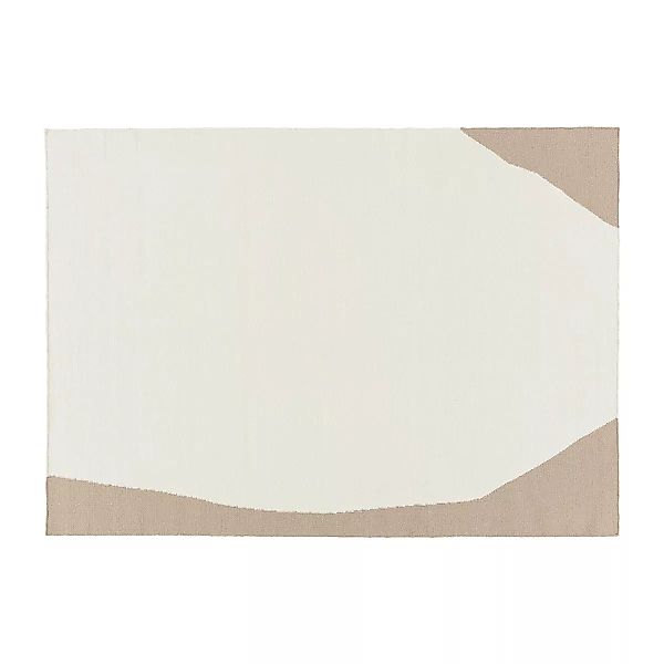 Flow Kelimteppich weiß-beige 200x300 cm günstig online kaufen