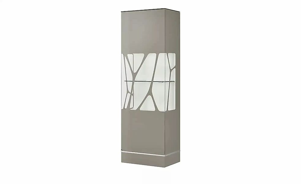 LEONARDO Vitrine  Cube ¦ braun ¦ Maße (cm): B: 63 H: 192 T: 42 Schränke > V günstig online kaufen