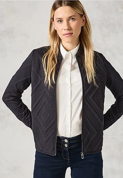 Jacke mit 3D Strukturmuster günstig online kaufen