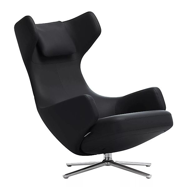 Vitra - Grand Repos Sessel Premium Leder F - nero schwarz/Bezug Premium F L günstig online kaufen