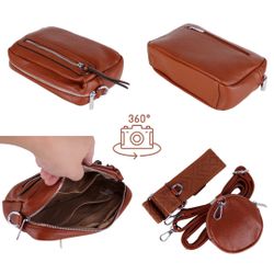 MIRROSI Umhängetasche Damen, Veganleder Crossbody Tasche günstig online kaufen
