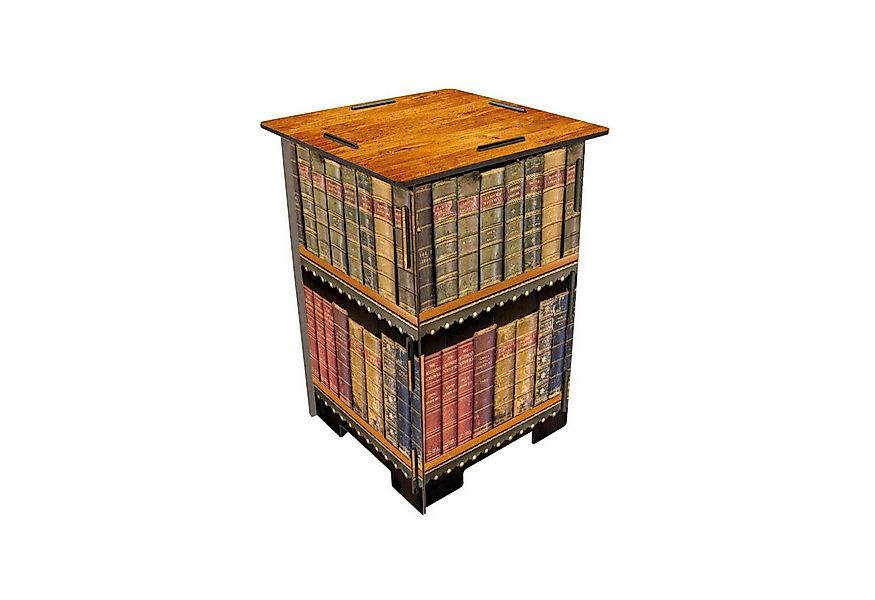 WERKHAUS® Hocker Werkhaus Photohocker SH8183 Antike Bücher Sitzhocker, Foto günstig online kaufen