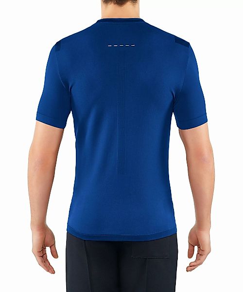 FALKE Herren T-Shirt Rundhals, M-L, Blau, Geometrisch, 61020-671403 günstig online kaufen