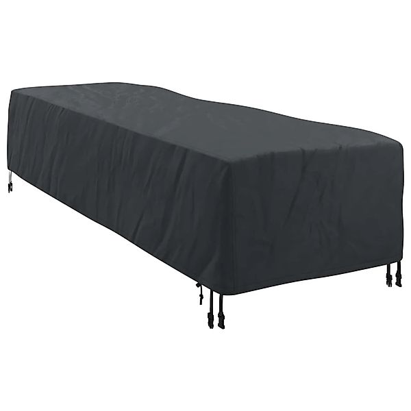 vidaXL Loungerhülle Uni Schwarz 74 x 210 x 40 cm Stoff 4105903 günstig online kaufen