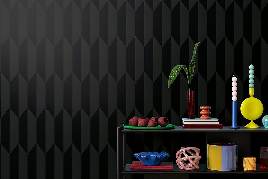 CosmoLiving by Cosmopolitan Vliestapete Graphic Groove-Playful Tapete, stru günstig online kaufen