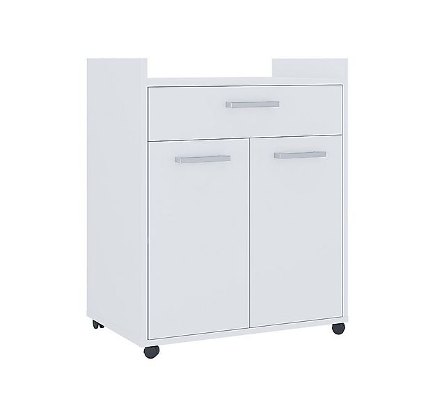 Vicco Rollcontainer Ansel, Weiß, 60 x 40 cm mit Schubladen günstig online kaufen
