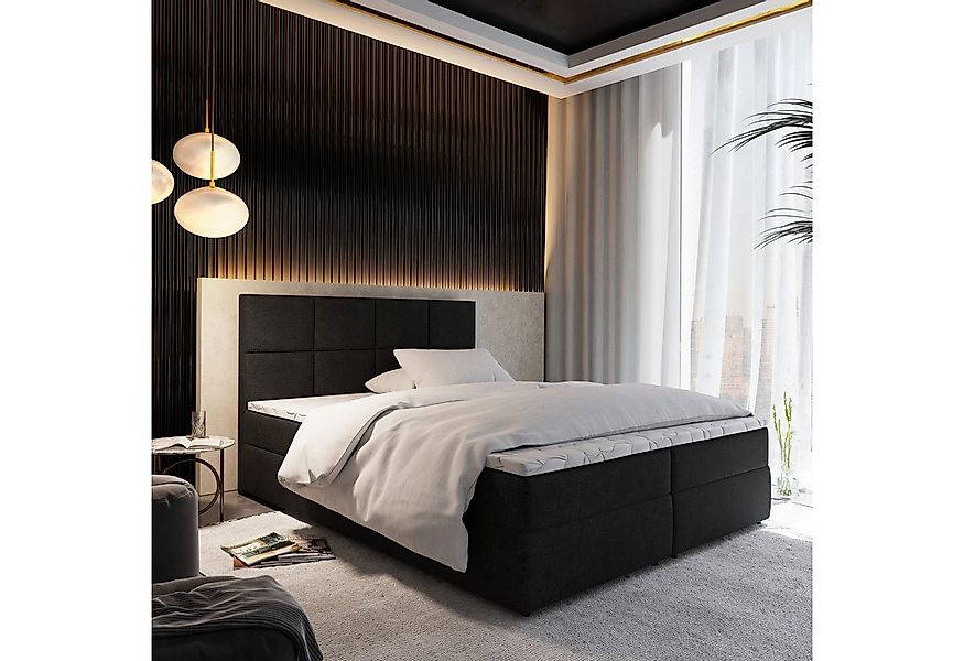 Masseno Boxbett LENA 140x200 cm mit Bonell Matratze und Topper günstig online kaufen