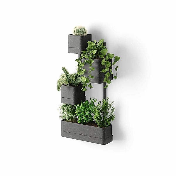 Umbra Pflanzkübel Wandpflanzkasten Cubiko 4-tlg. (Set, günstig online kaufen