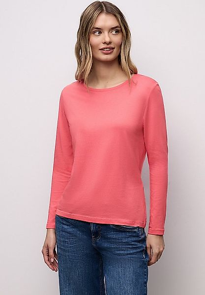 STREET ONE Langarmshirt mit Rundhalsausschnitt günstig online kaufen