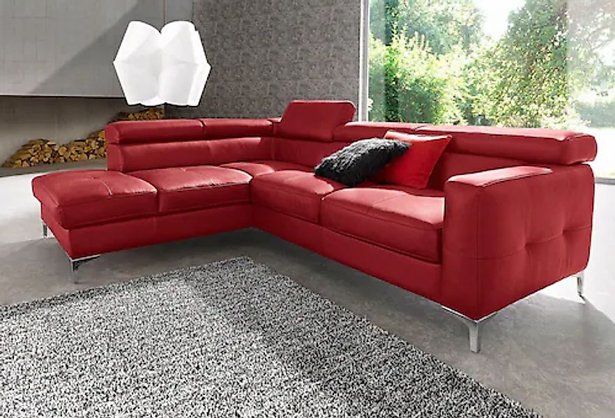 COTTA Polstergarnitur »Sammy L-Form«, (Set), Set bestehend aus: Ecksofa mit günstig online kaufen