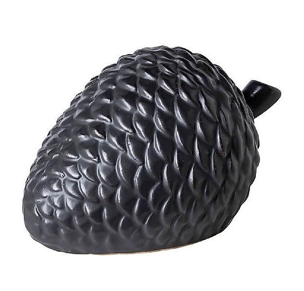 Fink Weihnachtsbaumkugel Dekofigur Zapfen Pinecone Schwarz (11cm) günstig online kaufen
