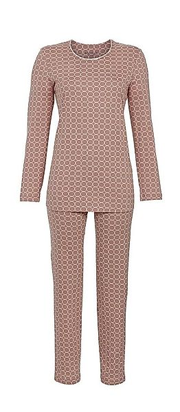 Ringella Pyjama - Schlafanzug mit geometrischem Dessin und Rundhalsausschni günstig online kaufen