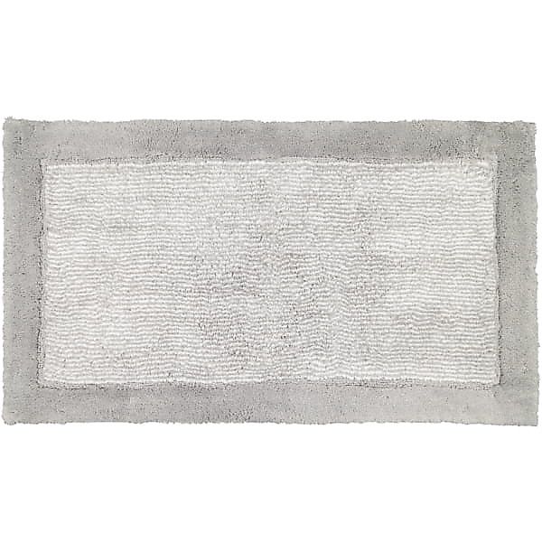Cawö Badematte Badteppich Two-Tone Platin (70x120cm) günstig online kaufen