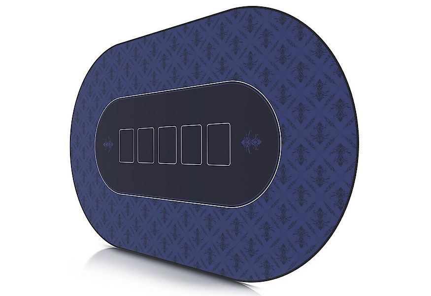 CSL Spieltisch, XXL Pokermatte 100x60cm, ovale Poker Tischauflage, Pokertis günstig online kaufen