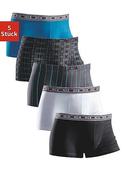 H.I.S Boxer Boxershorts für Herren (Packung, 5-St) aus Baumwoll-Stretch günstig online kaufen