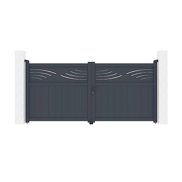 Casanoov Flügeltor Elektrisch 3M Halti H 140Cm & Drehtorantrieb Ranger B150 günstig online kaufen