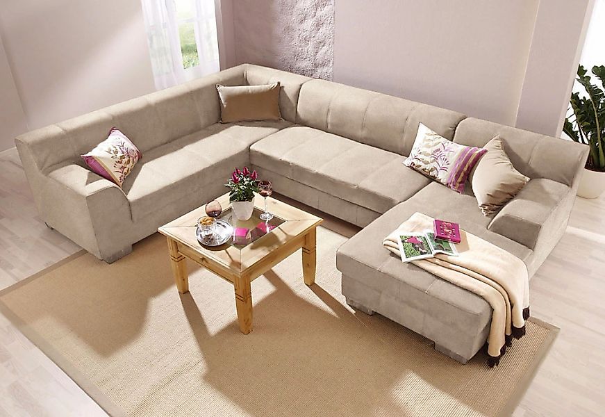 Home affaire Wohnlandschaft »Falk klare Linien, zeitlos und komfortabel, U- günstig online kaufen