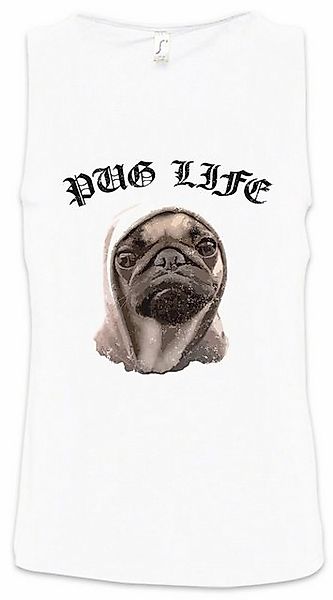 Urban Backwoods Tanktop Pug Life II Ärmelloses T-Shirt Cute Dog Mops Möpse günstig online kaufen