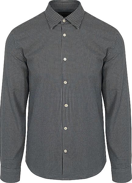 Marc O'Polo Hemd Kariert Anthrazit - Größe XL günstig online kaufen
