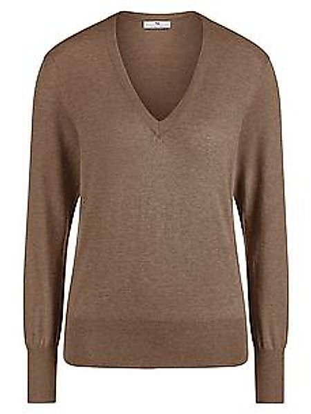 V-Pullover Peter Hahn braun günstig online kaufen