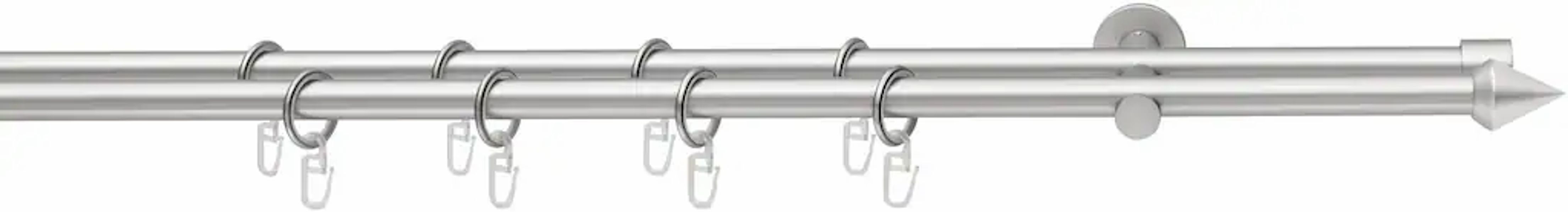 Good Life Gardinenstange "PUNTA" Ø 16 mm 2 läufig-läufig Fixmaß mit Ringen günstig online kaufen