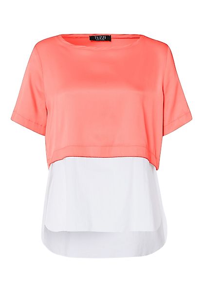 TUZZI Kurzarmshirt mit Layering-Effekt günstig online kaufen