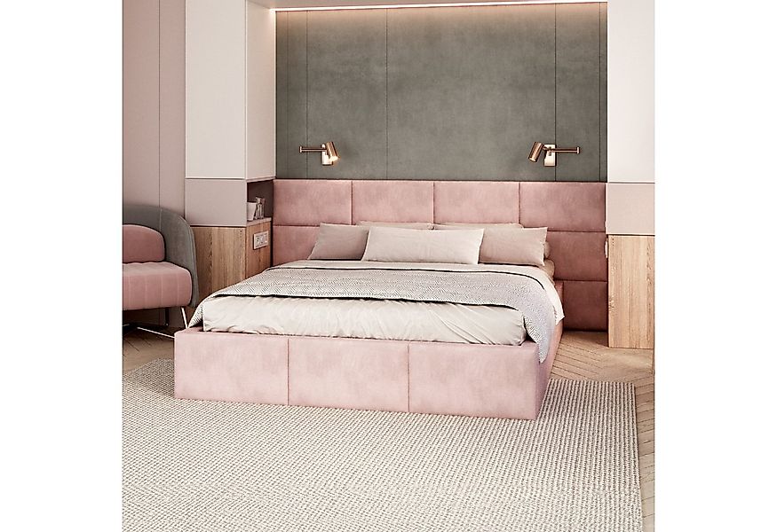 FDM Polsterbett DORIS Bettgestell 90x200, 120x200, 140x200, 160x200, 180x20 günstig online kaufen