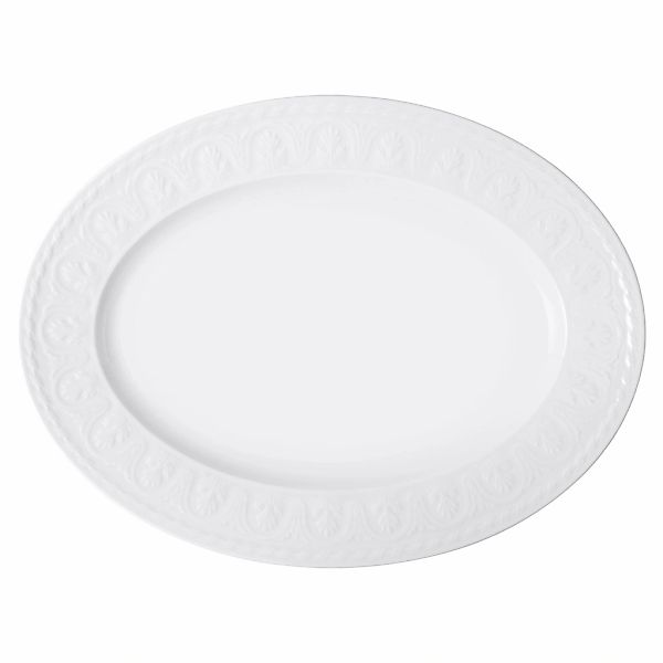 Villeroy & Boch Servierplatte "Platte Cellini 40 x 30 cm weiß" günstig online kaufen