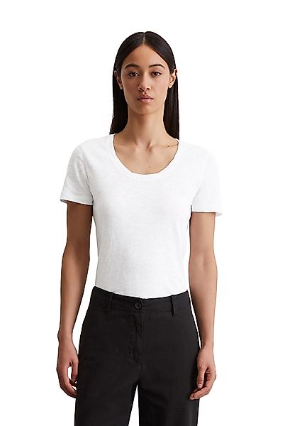 Marc O'Polo T-Shirt mit getwistetem Ausschnitt günstig online kaufen