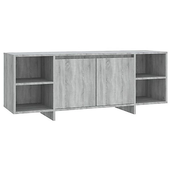 furnicato TV-Schrank Grau Sonoma 130x35x50 cm Holzwerkstoff (1-St) günstig online kaufen