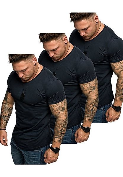 Amaci&Sons T-Shirt 3. BELLEVUE 3er-Pack T-Shirts (3er-Pack) Herren Basic Ov günstig online kaufen