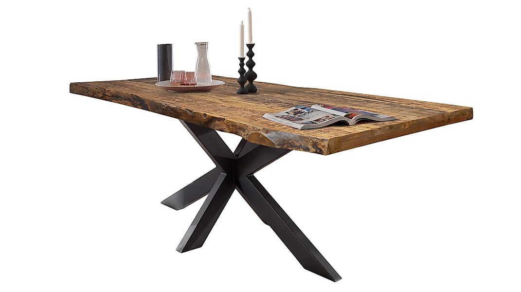 Massivart® Baumkantentisch TIM / Massivholz Mangoholz günstig online kaufen