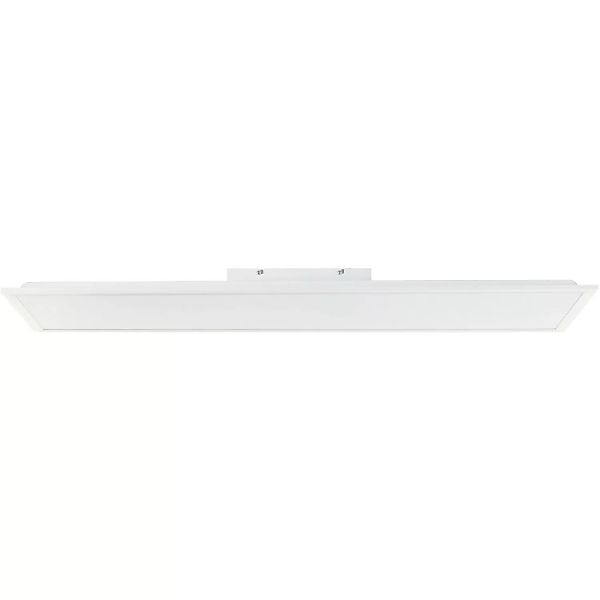 Brilliant LED-Deckenleuchte Briston 100 cm x 25 cm Weiß günstig online kaufen