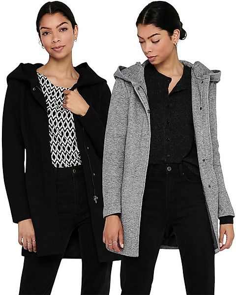 ONLY Kurzmantel mit Kapuze im Doppelpack günstig online kaufen