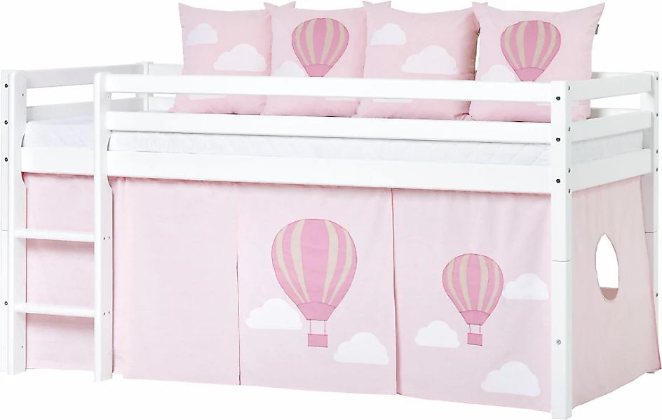 Hoppekids Hochbett ""Ballon"", mit Matratze & Vorhang, umbaubar, 4Stile günstig online kaufen